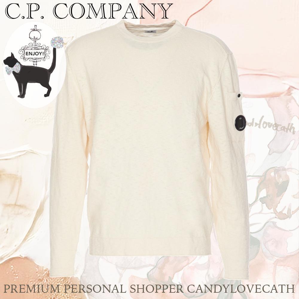 スウェット・トレーナー C.P. COMPANY GOGGLE LOGO SWEATER