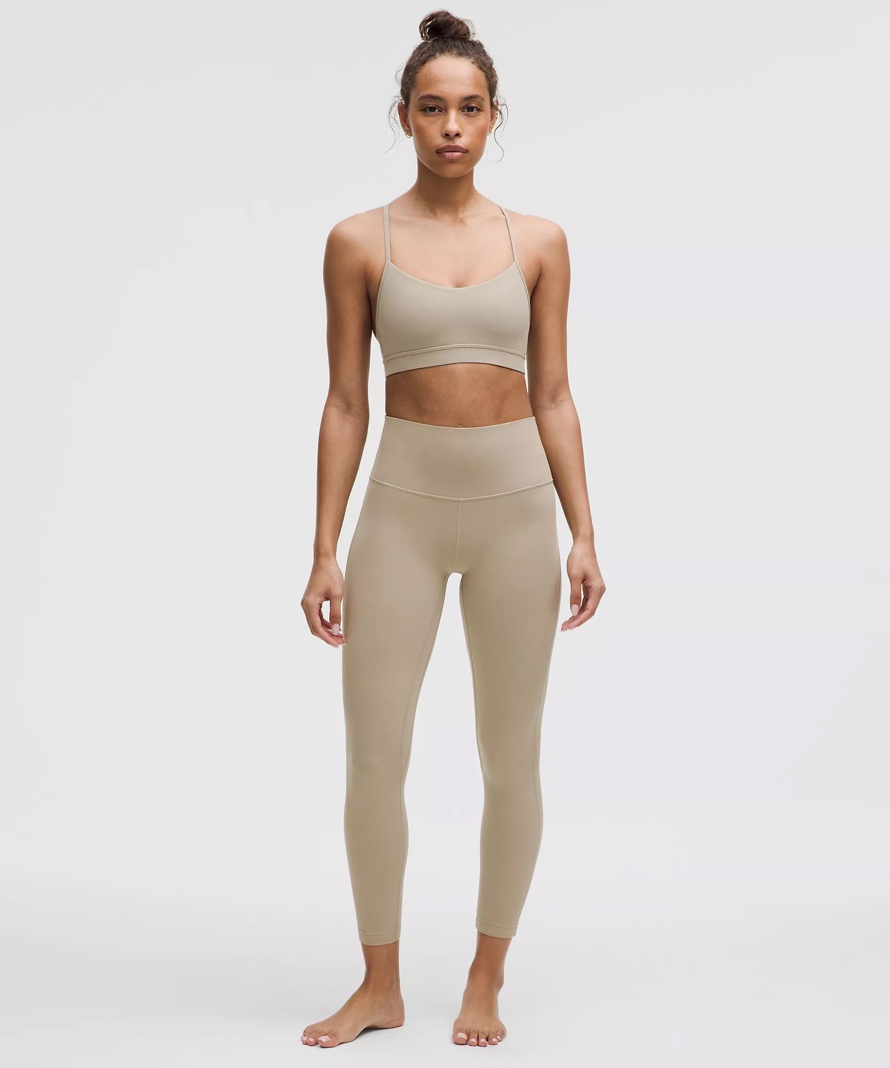 lululemon☆シアーオーク色 Align 25 ヨガ レギンス Nulu