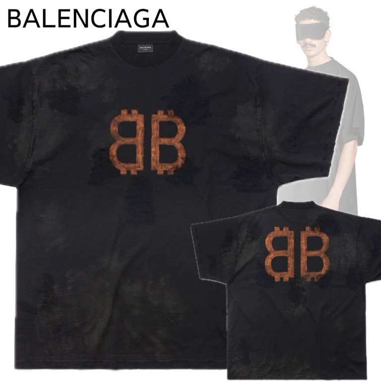 すぐ届く*BALENCIAGA*CRYPTO Tシャツ オーバーサイズ