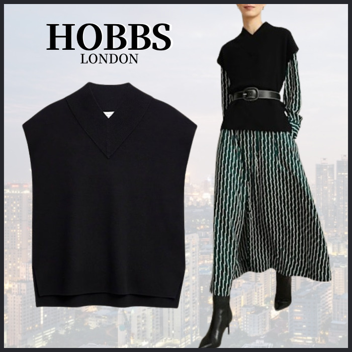【関税なし】HOBBS ホッブス harris ニットベスト