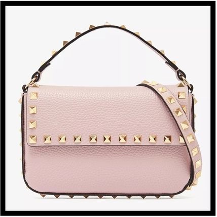 【送料 関税込】VALENTINO VLogo ラージ シェブロン 24 バッグ カーフスキン VALENTINO(ヴァレンティノ) ショルダーバッグ