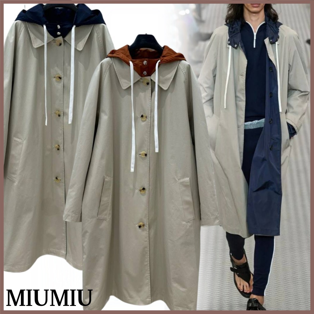 《贅沢な逸品》【MiuMiu】リバーシブルシングルブレストコート