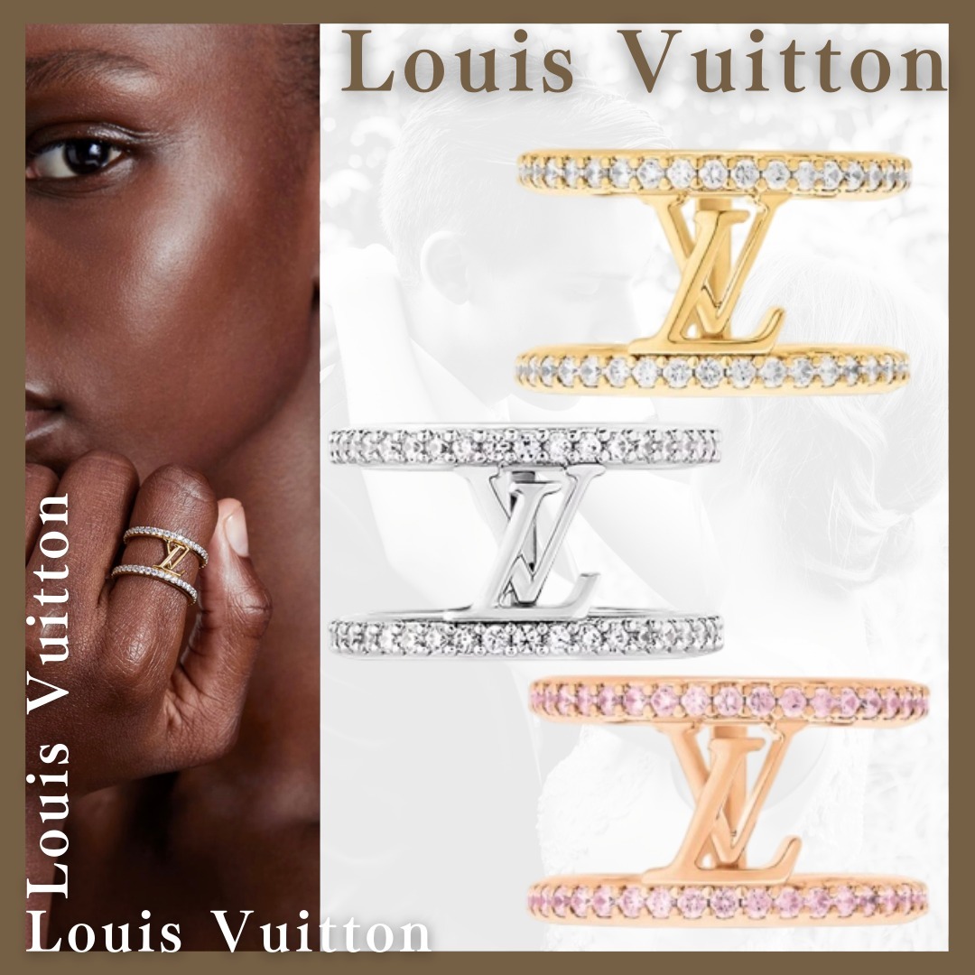 【おしゃれなワンポイントに♪】◆LouisVuitton◆リングストラス