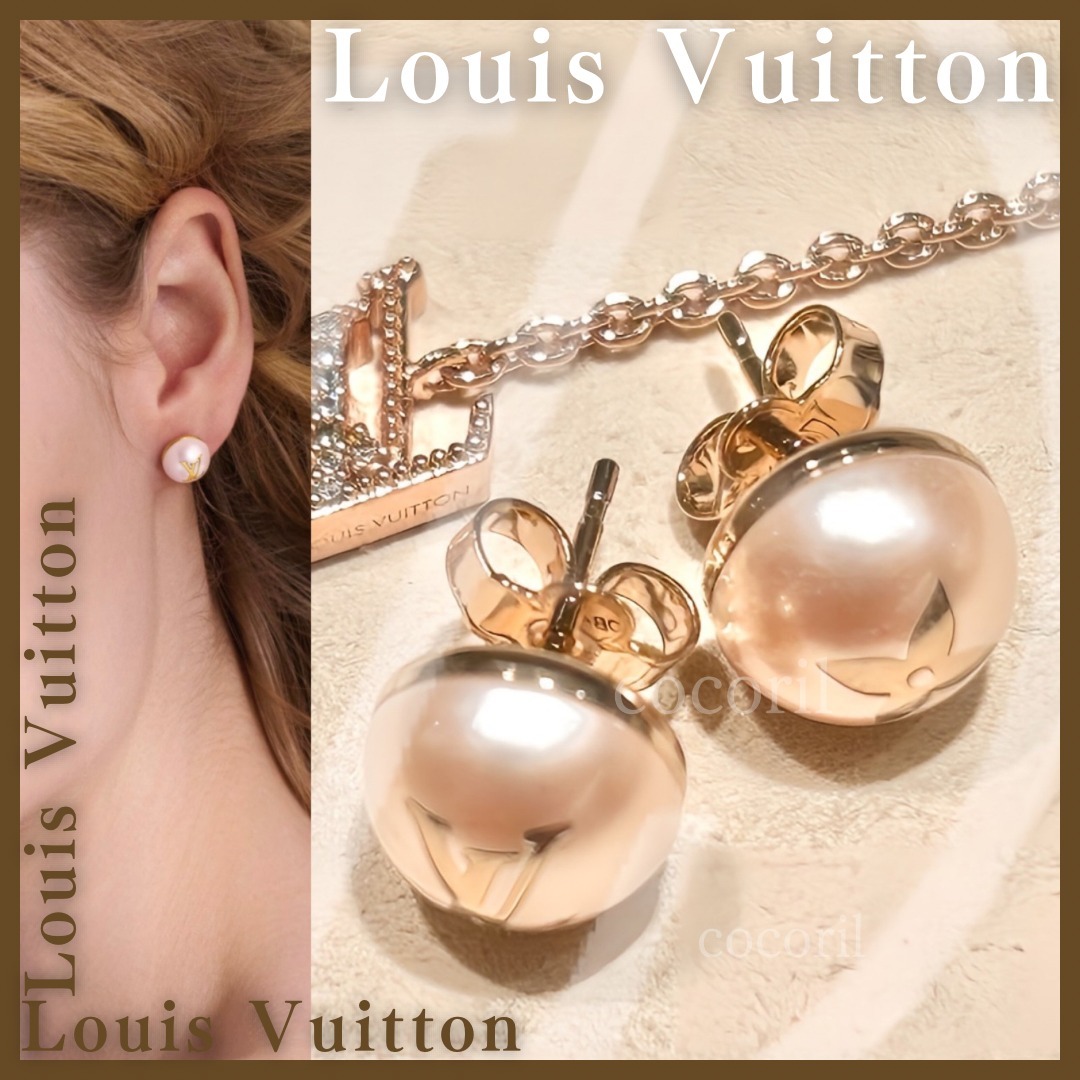 【人気のピンクゴールド♪】◆LouisVuitton◆ピアス
