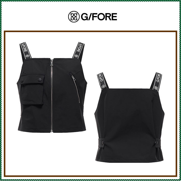【G FORE】 MILITARY WOVEN VEST (WOMEN) /追跡付