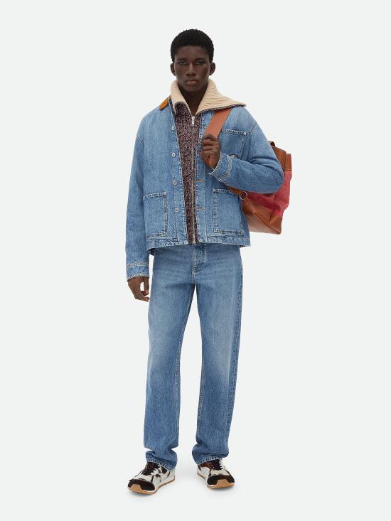 デニム・ジーパン BOTTEGA VENETA Men Denim Pants 813511V42W0 4715 Blue