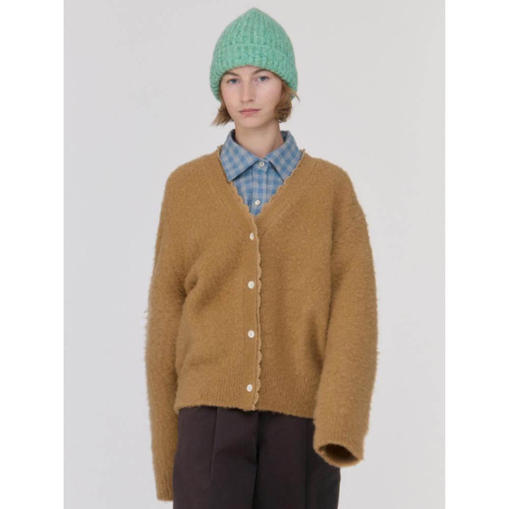 ◆Sienne◆ Sophie Wool Cardigan Camel S4WKN12F8