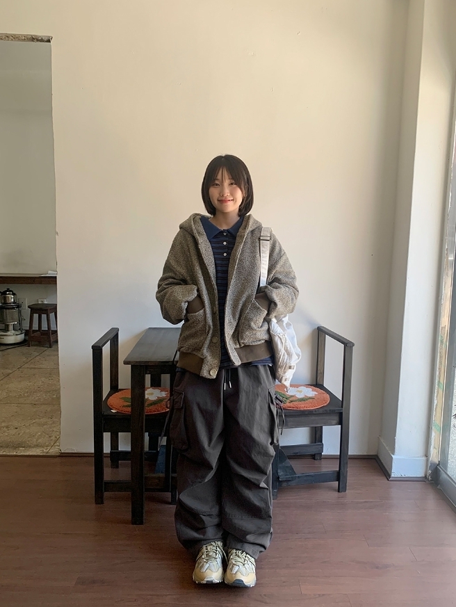 【BAON】[unisex] Entine banding string strap cargo pants BAON】[unisex] Entine banding string strap cargo pants