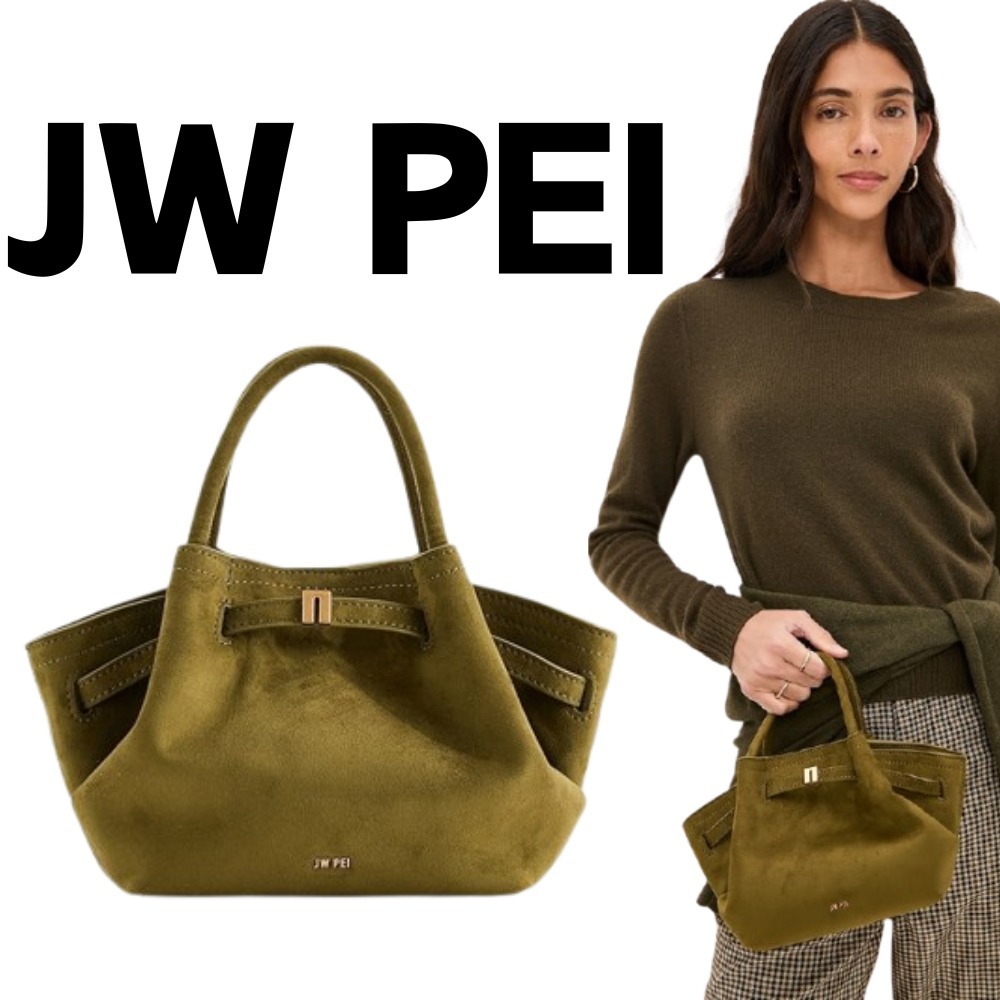 【JW PEI】Hana Mini Faux Suede Tote Bag