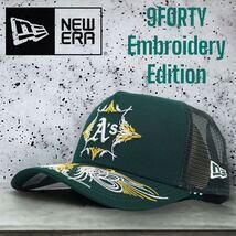 ◆New Era Athletics Embroidery Tracker Cap アスレチックス