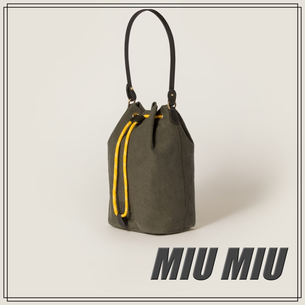 MIU MIU ギャバジンポーチバッグ