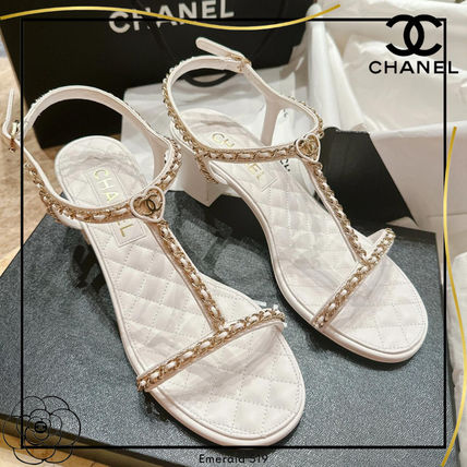 ハート 22cm CHANEL(シャネル) サンダル・ミュール(レディース