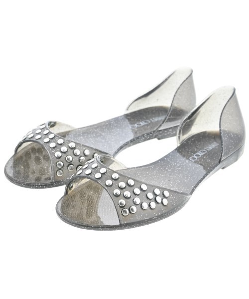 JIMMY CHOO ジミーチュー サンダル 黒(ラメ) 2014924D0043