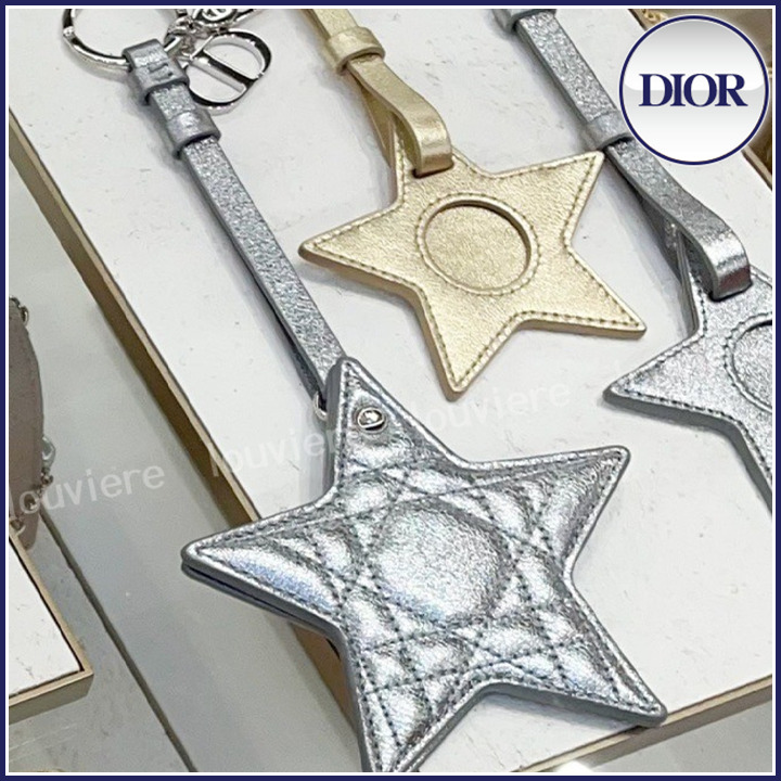【かわいい♪】DIOR 星と鏡のキーホルダー