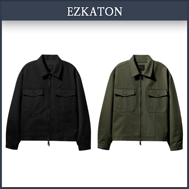 【EZKATON】★男女兼用★25SS CULTURE CROP WORK JACKET
