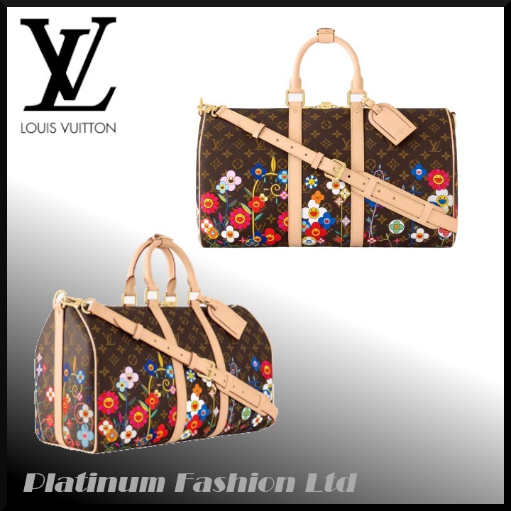 コラボ♪【LOUIS VUITTON × 村上隆】Keepall Bandouliere 45