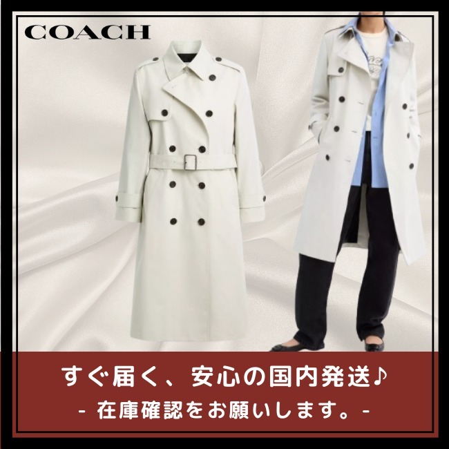 【COACH】 ロング トレンチ