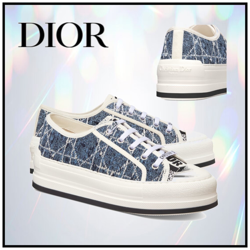 【厚底、カジュアル】DIOR プラットフォームスニーカー