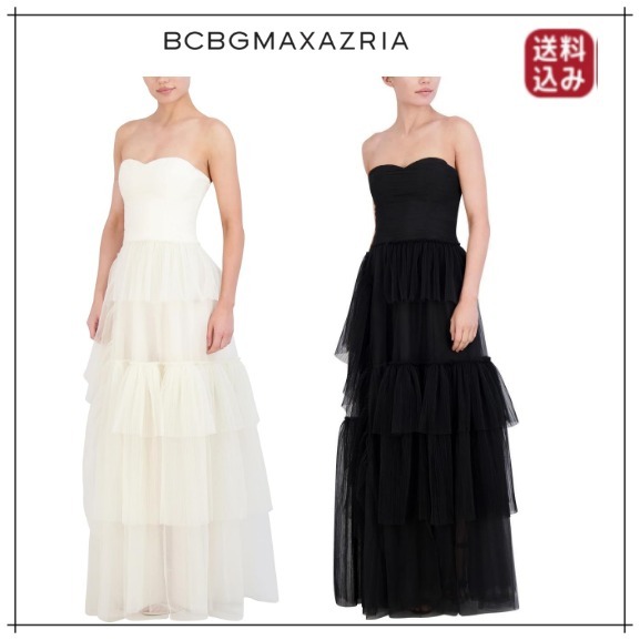 （US発）BCBG MAXAZRIA ロング イブニングドレス