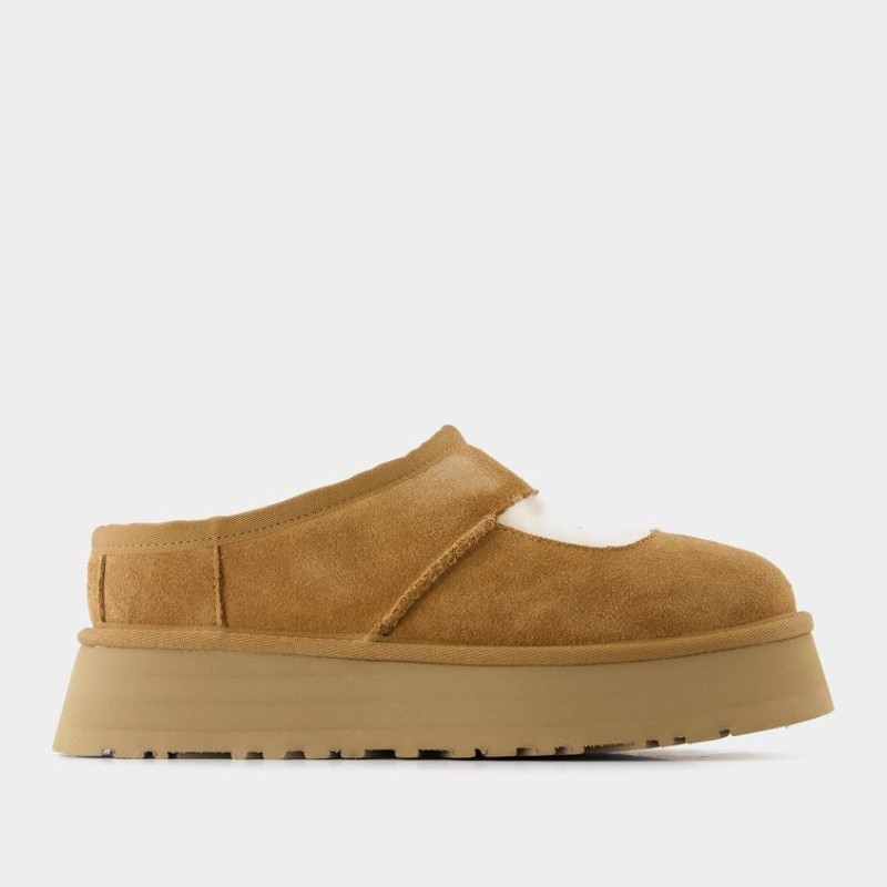 サンダル・ミュール UGG W Bea Mary Jane Mules - UGG - Leather - Brown