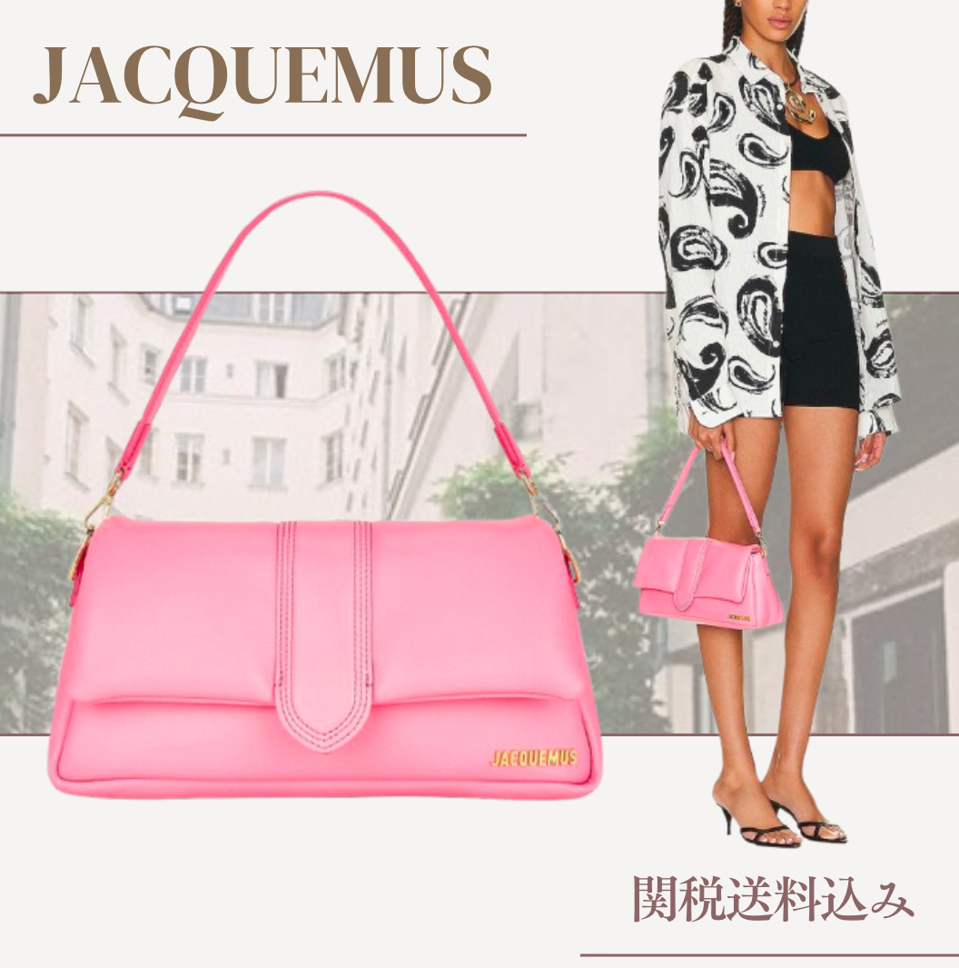 JACQUEMUS Le Bambimou パフドフラップバッグ ピンク