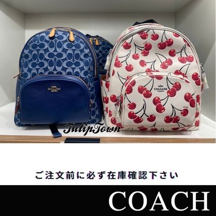 デニム Coach(コーチ) バックパック・リュック(レディース