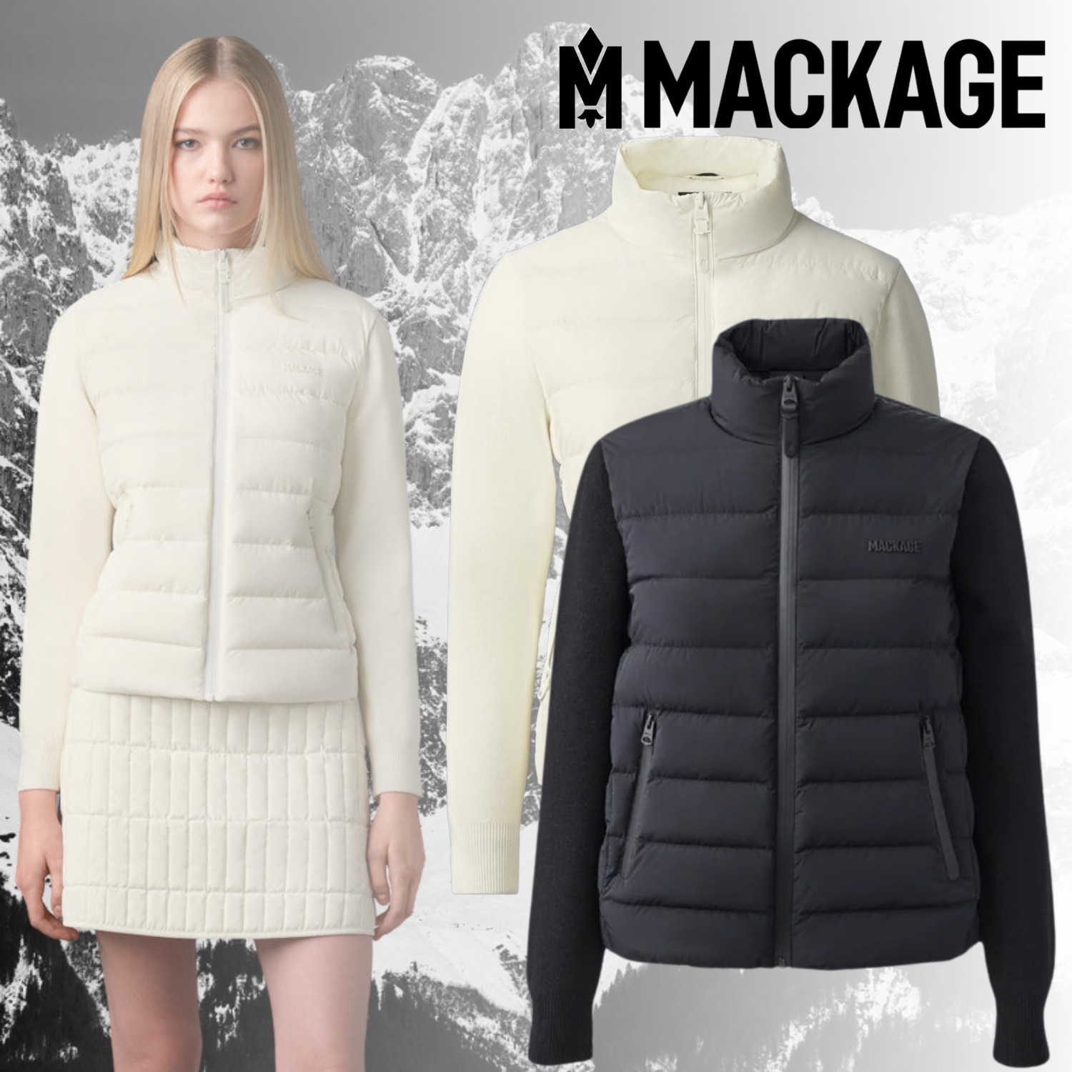 MACKAGE マッカージュ OCEANE-CITY ライトダウンジャケット