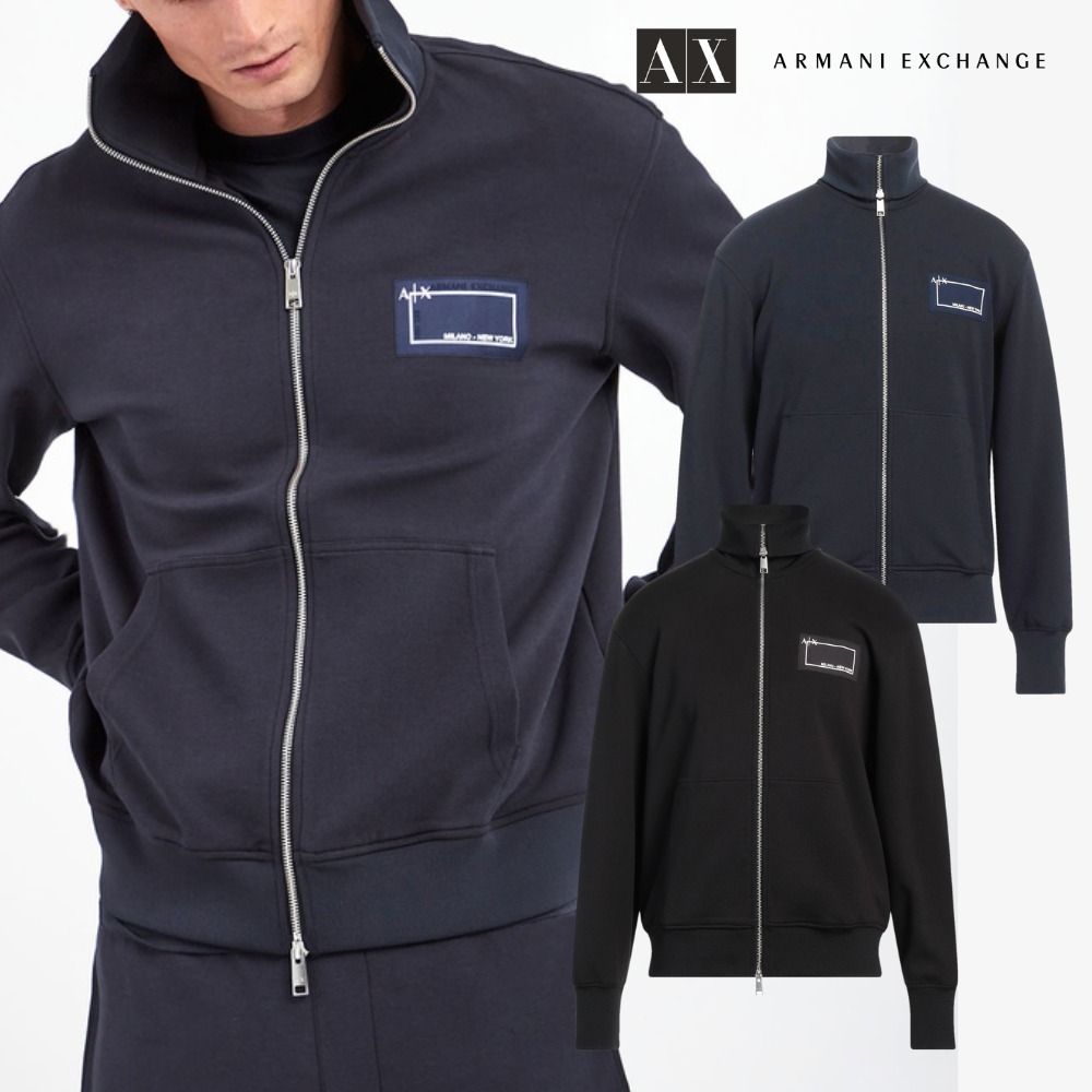 送料関税込♪ARMANI EXCHANGE/ジップアップ スウェットシャツ