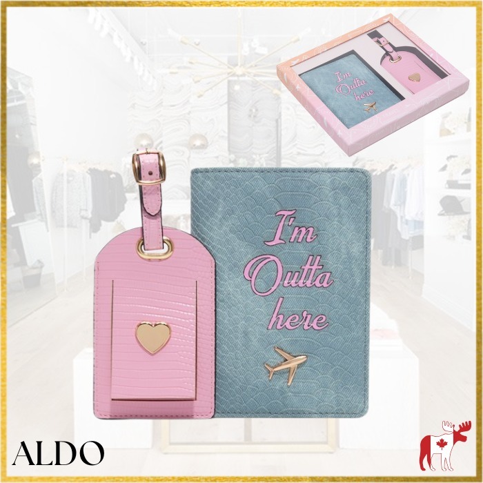 ★ALDO★BOX入り★パスポートケース＆ラゲッジタグ セット★