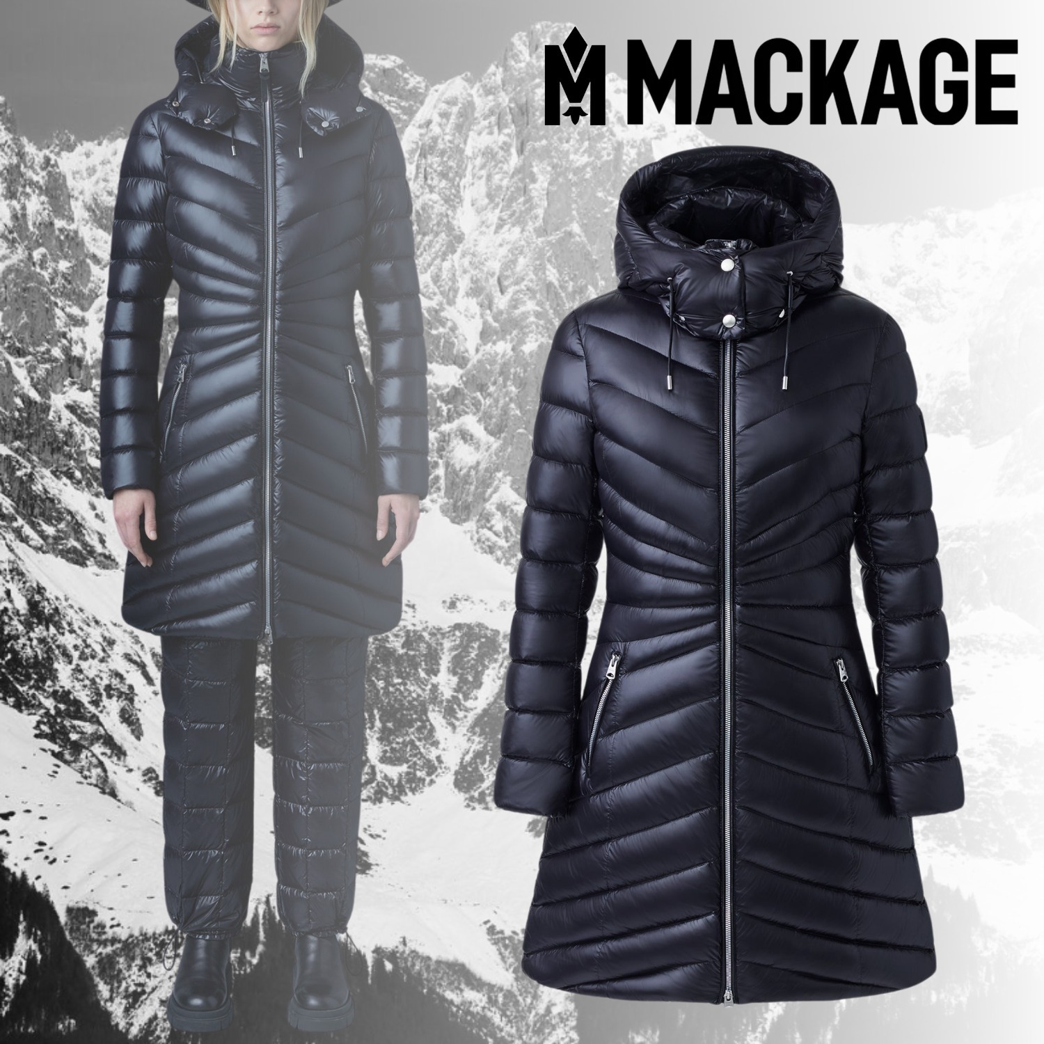 MACKAGE マッカージュ CAMEA ライトダウンジャケット