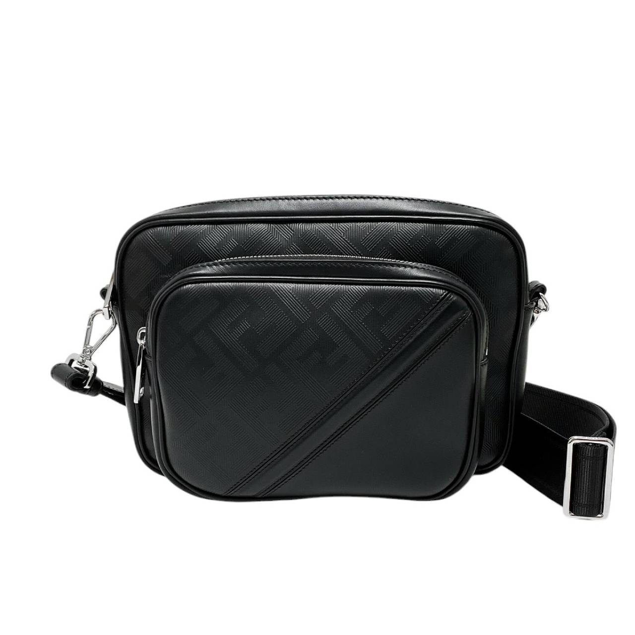 国内即発＊送料込＊FENDI SHADOW DIAGONAL DUO CAMERA CASE