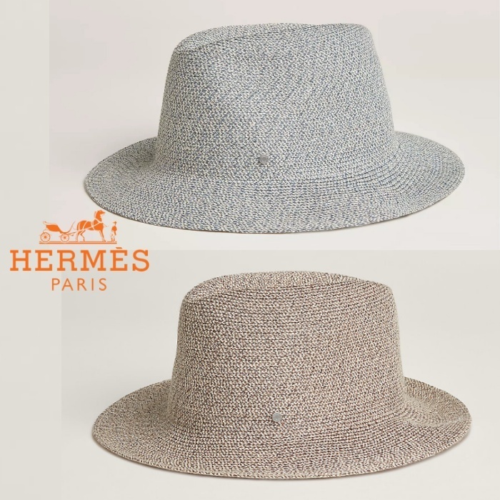 涼しげなお洒落【HERMES】 Balthazar Mix ハット naturel