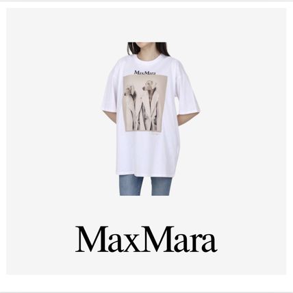 関税負担なし☆Max Mara マックスマーラ Parrot Tシャツ マックスマーラ Max Mara Tシャツ カットソー チプリア ホワイト