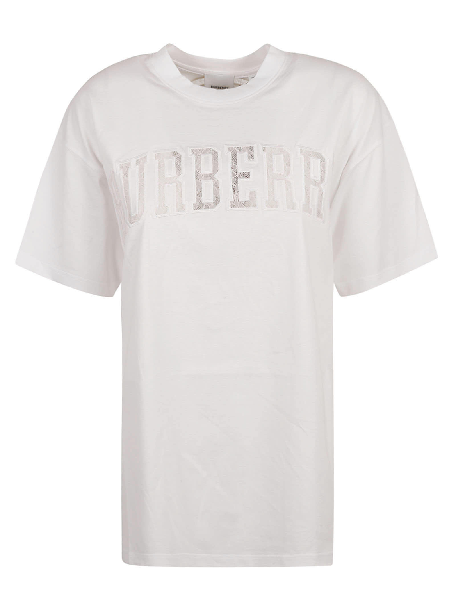 【送料&関税込】Burberry Logo Lace T-shirt