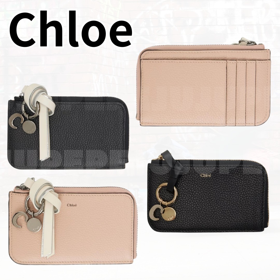 【Chloe】アルファベットカードホルダー 3色 送関込