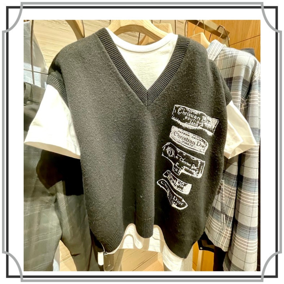 Dior 大人のお洒落！ニットベスト Archives Labels Sweater Vest
