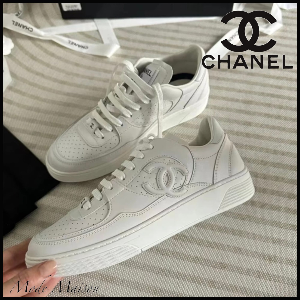 【シンプルで可愛い♪】CHANELスニーカー