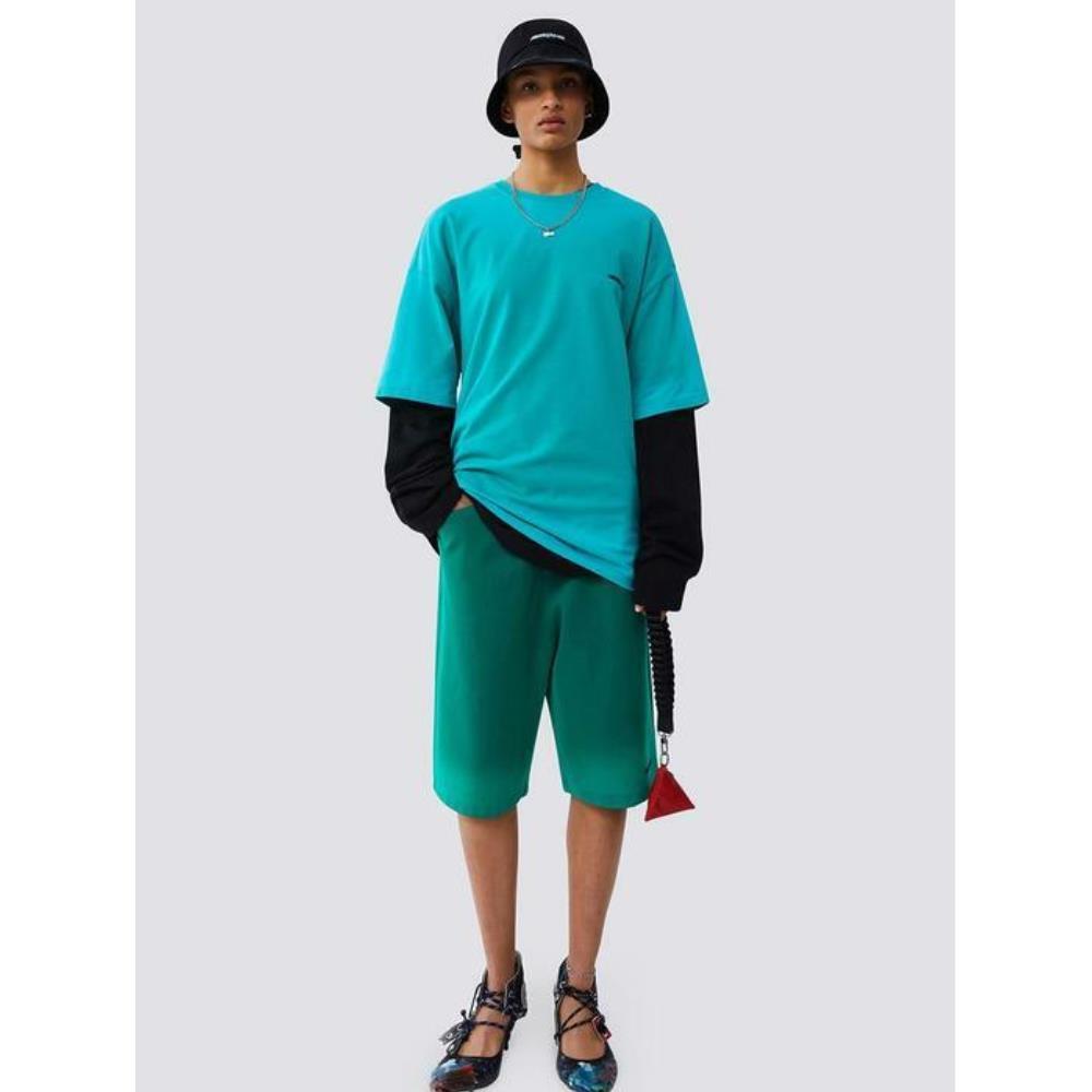 ★ADERERROR★ Border tshirt Mint