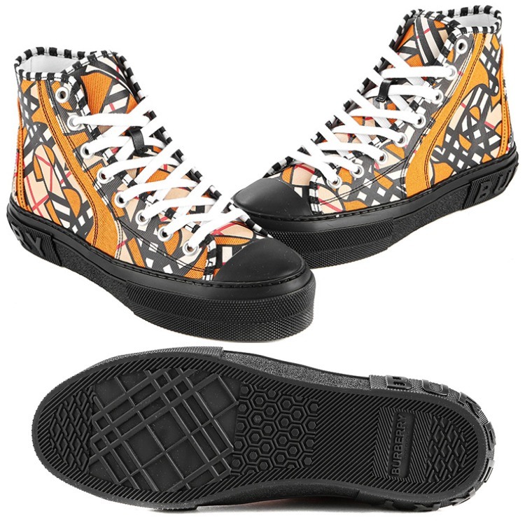 BURBERRY☆KAI マルチロゴ スニーカー MENS ORANGE