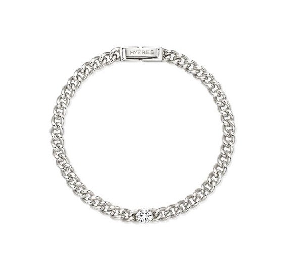 エッセンス シルバーラップダイヤ チェーン ブレスレット 0.3CT