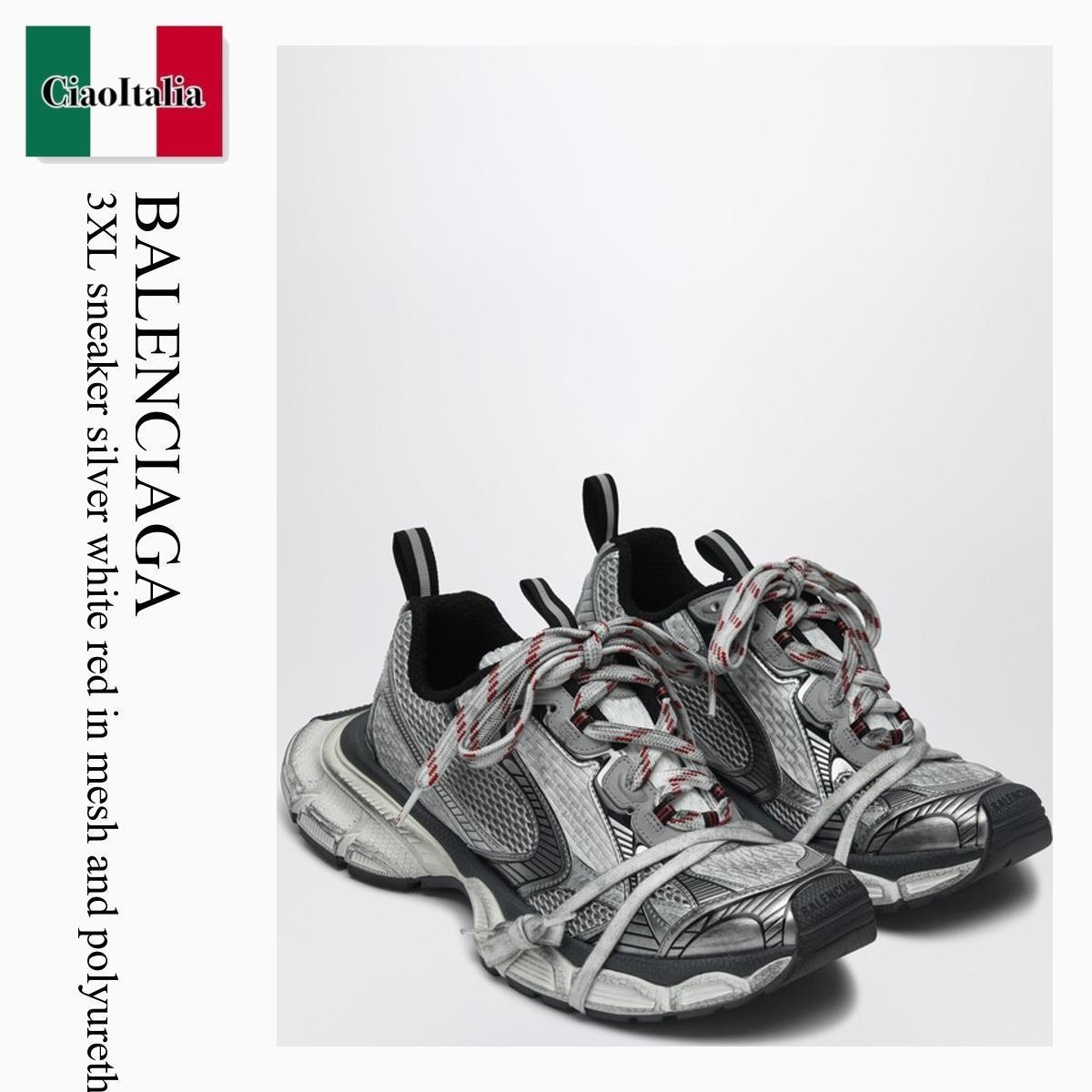 スニーカー Balenciaga 3Xl Sneaker Silver White Red