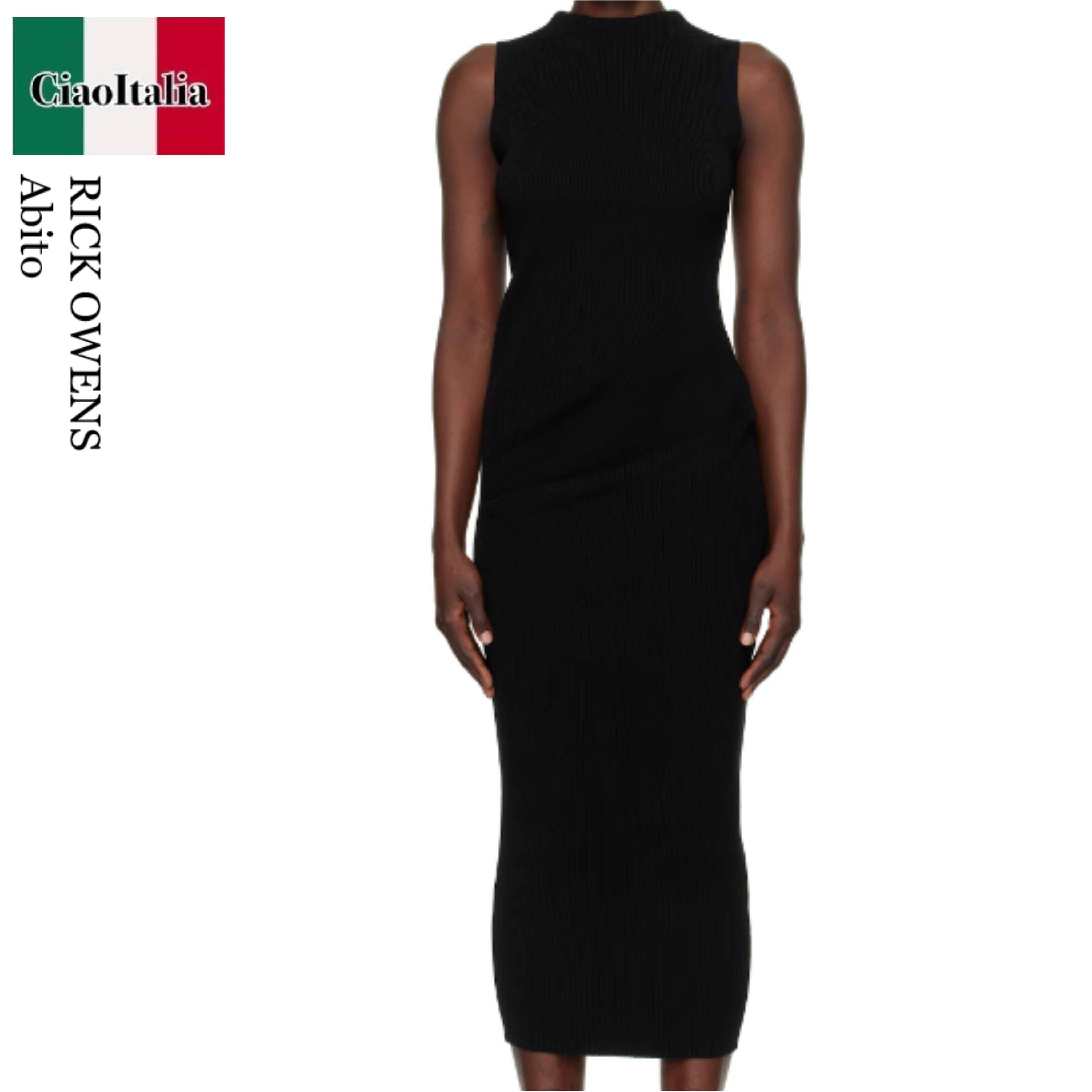 ワンピース Rick Owens Abito Lungo In Maglia