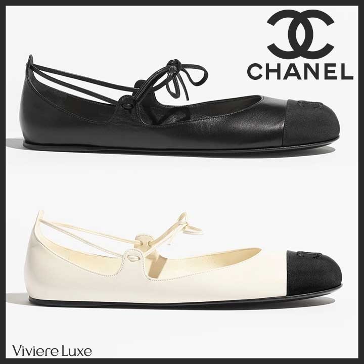 *洗練上品*【CHANEL】メリージェーン 25P フラットシューズ
