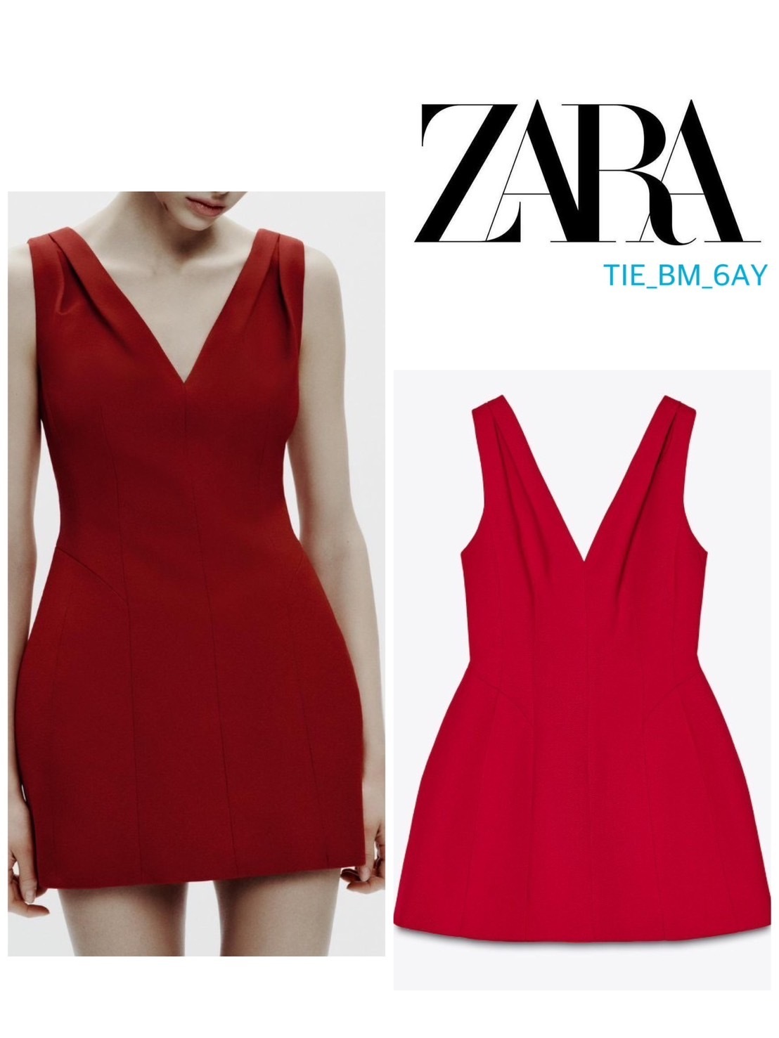 スペイン発送 ZARA ZWコレクション ショートボリュームドレス