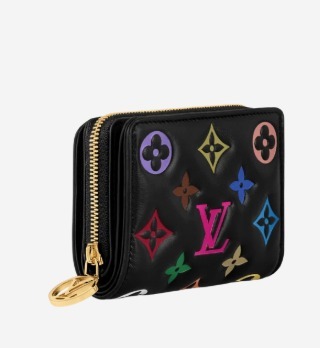 コラボ品【LOUIS VUITTON × 村上隆】ロザリー 財布 Kabira Blue コラボ♪【LOUIS VUITTON × 村上隆】ロザリー 財布 Kabira Blue