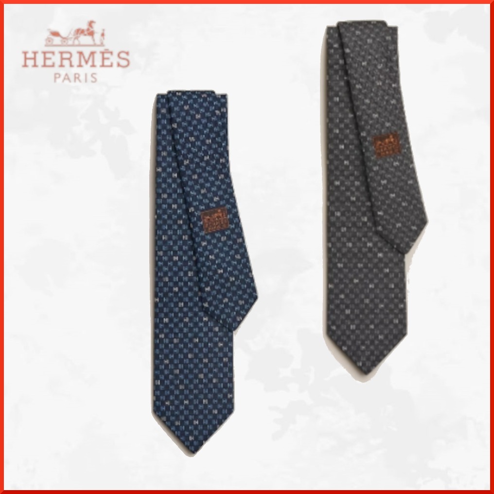 シルク100％♪【HERMES】Hスピードネクタイ