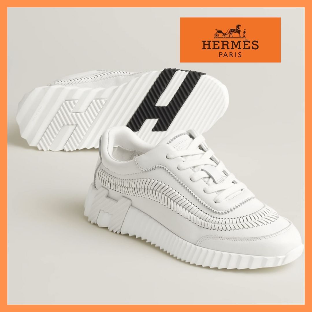 ◆大人気◆【HERMES】スニーカー バウンシング (Naturel) 超軽量でオシャレ】HERMES エルメス バウンシング スニーカー
