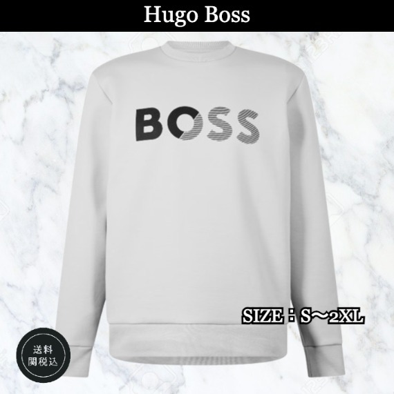 【Hugo Boss】Salbo Tape Logo スウェットシャツ