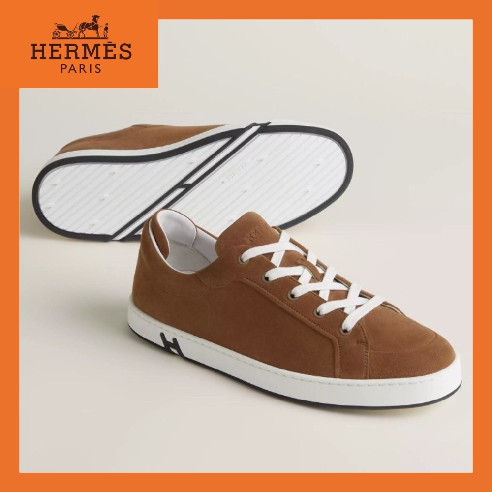 気品と快適を、日常に【HERMES】メンズ スニーカー 《キッド》