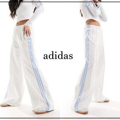 【adidas】Originals 3 ストライプ トラックパンツ WH ※送関込